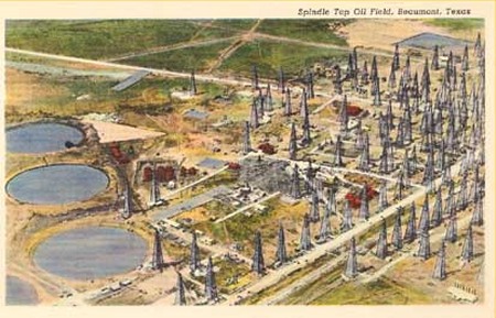 Spindle Top Oil Field