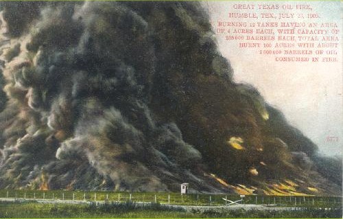 Great Texas Oil Fire - 1905